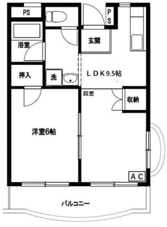 グリーンプラザ御園Ⅱの物件間取画像